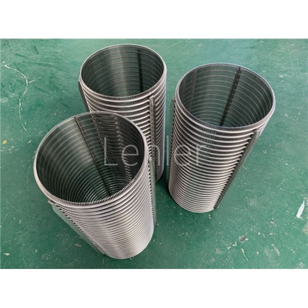 255mm 316L Slot 1mm Screw Press Separator Screens