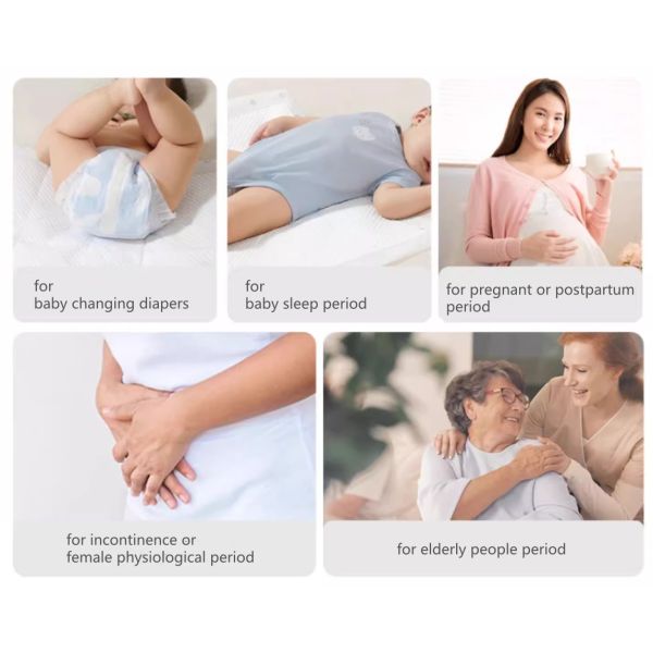 Waterproof Biodegradable Disposable Changing Pad Liners Disposable Diaper Changing Mat