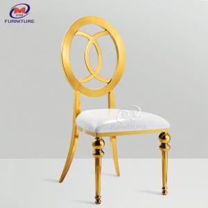 Quality ODM Modern Wedding Stainless Steel Banquet Chair Gold Phoenix Chairs for sale