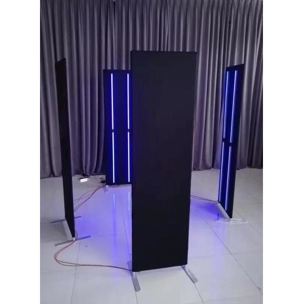 360 Video Photo Booth Enclosure Backdrop With Customized Logo Service