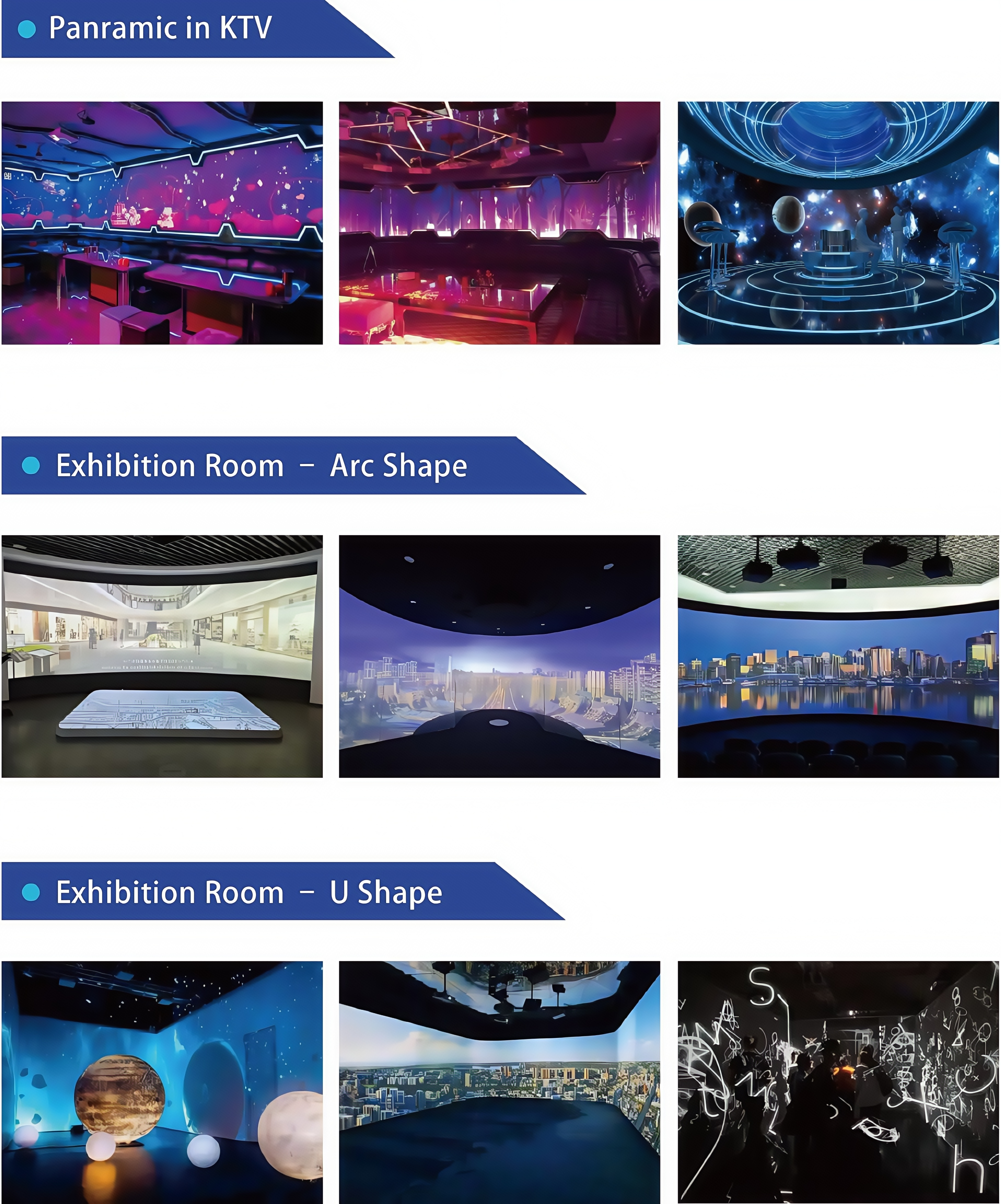 Compact Immersive Projector 6000 Lumen Short Throw Laser Projector For Immersive Room