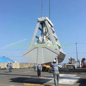 14cbm White Radio Remote Control Crane Grab Bucket