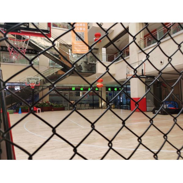 Chain Link Fence Mesh 3mm Wire OD 150g/m2 Coating Rhomboid