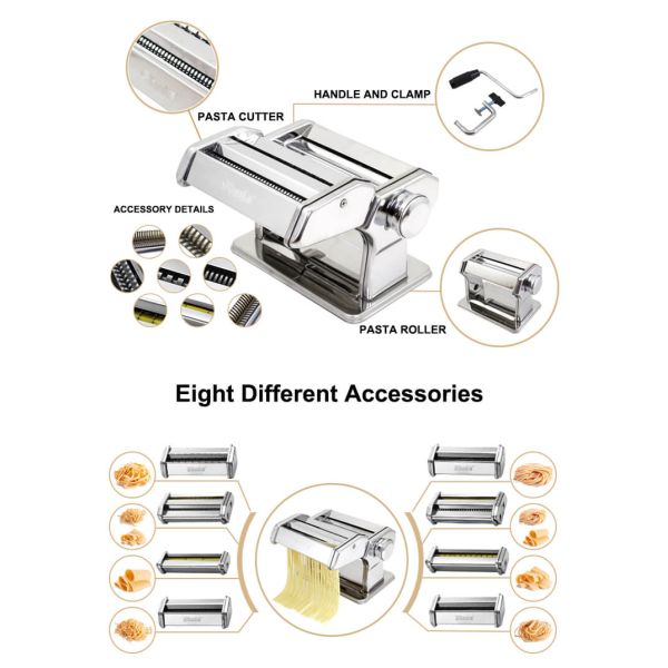 Home Use 150mm Manual Noodle Maker Machine For Kitchen