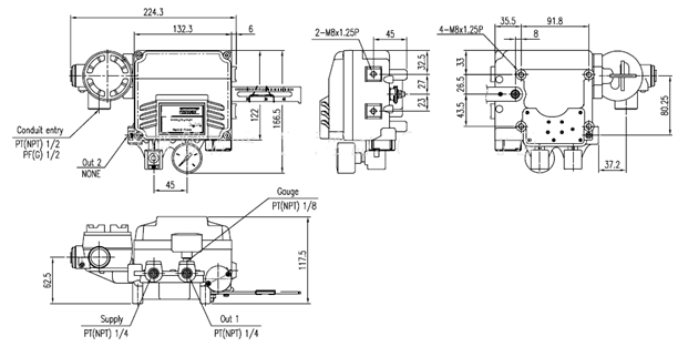 PTM Electropneumatic Positioner