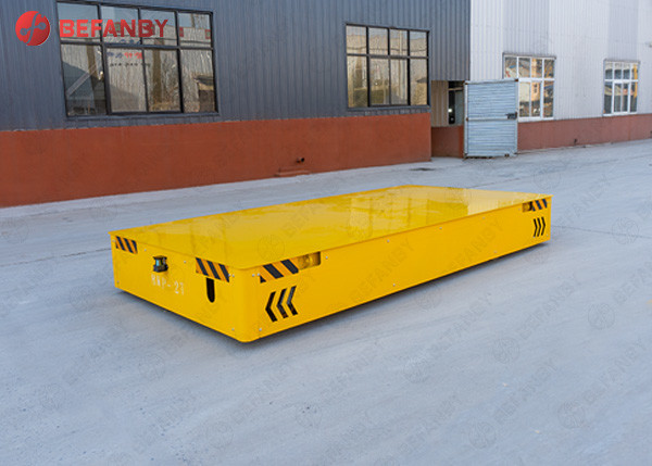 Steerable Transfer Cart without rails, Remote Control Powered Material Handling Equipment