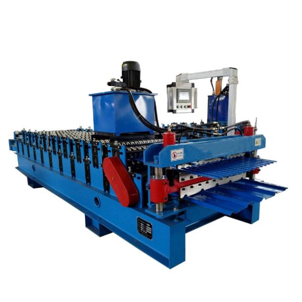 efficient Double Layer Roofing Tile Machine With 1000-1200mm Forming Width Performance