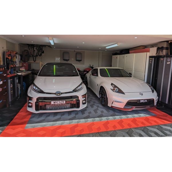 Factory 40*40cm 3D Newgarage floor tiles plastic PP Garage Flooring for workshop