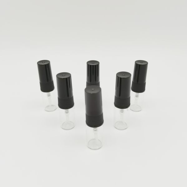 Customized 2ml Perfume Pump Sprayer Mini Glass Bottle MSDS