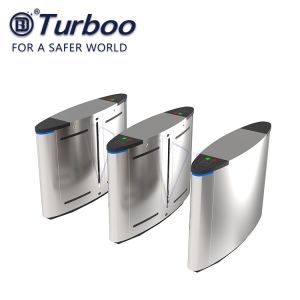 Half Height Integrated Automatic Flap Barrier Turnstile With Face Recognition