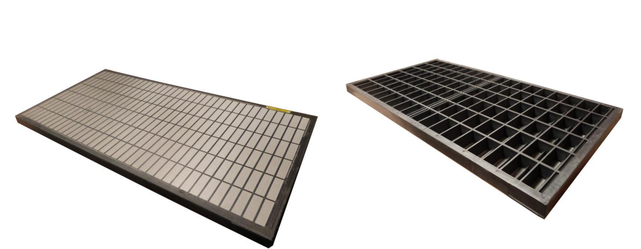 Solid Control Shale Shaker Mesh , Oil Vibrating Screen 1165x585x40mm Size