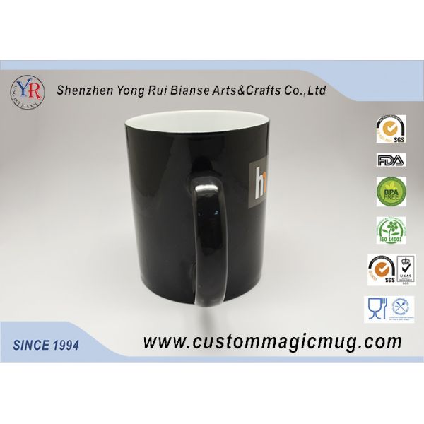 Temperature Sensitive Eco Friendly Mugs , 11oz Magic Color Change Mug