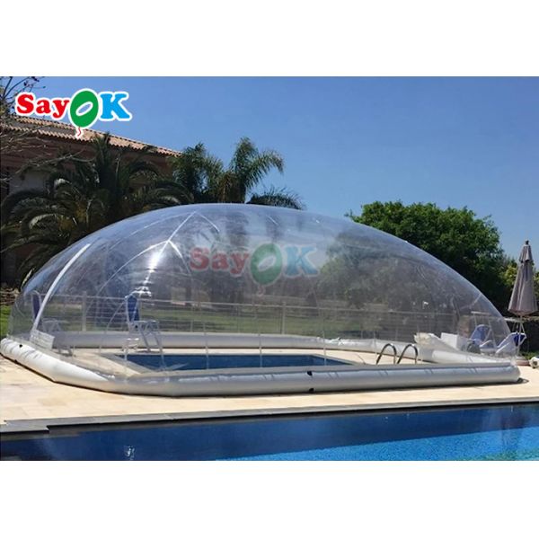 Custom Swimming Pool Cover Transparent Inflatable Pool Tent Winter Swimming Pool Bubble Tent