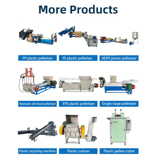 100 500 kg/h Output HDPE Granule Granules Pellets Cutting Machine for High Demand