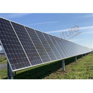Passive PV Backtracking Solar Tracker Snow Wind Protection