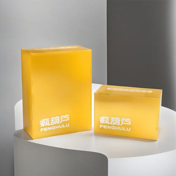 Custom Transparent Frosted Box Printing PET PVC PP Plastic Packaging Boxes