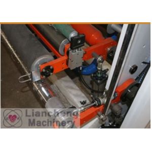 Adhesive Paper / Film Roll Label Rewinder Machine Perfect Integration Design