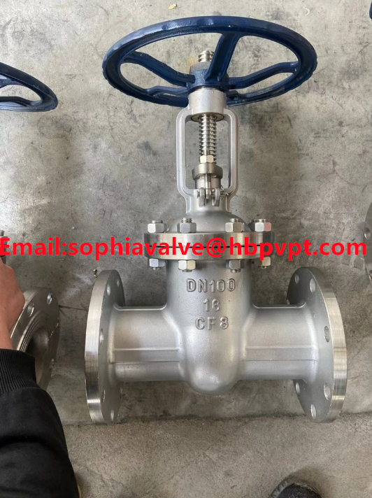 Stainless steel gate valve CF8 API standard