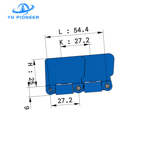 High - Stability Flat Top Modular Belt with Sidewall for Robust Material Conveying and Containment
