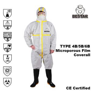 Quality OEM Type 456 Disposable Body Suit 3xl Disposable Coveralls for Painting Spray for sale