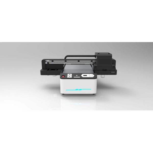 Precision 6 Pass Uv Inkjet Flatbed Printer Negative Pressure System with 600mm x 900mm Print Area
