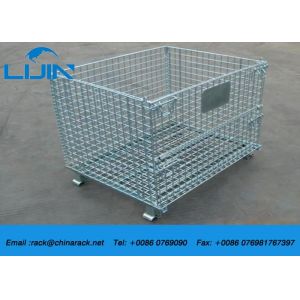 Quality Workshop Metal Shelf Wire Mesh Storage Cages Easy To Inventory for sale