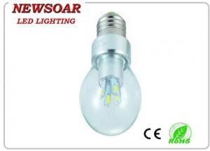 Quality 90lm/w 4w glass led bulbs new zealand with lamp holder E27/E14 for sale