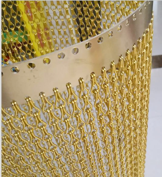 DIY Aluminum Chain Curtain Variours Color And Dimensions For Space Divider