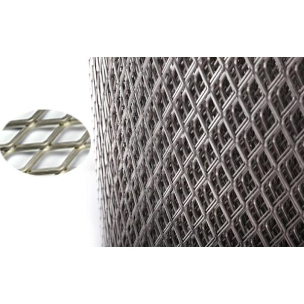 316L /304 Stainless Steel Expanded Metal Mesh / 310S Decorative Expanded Metal Panels
