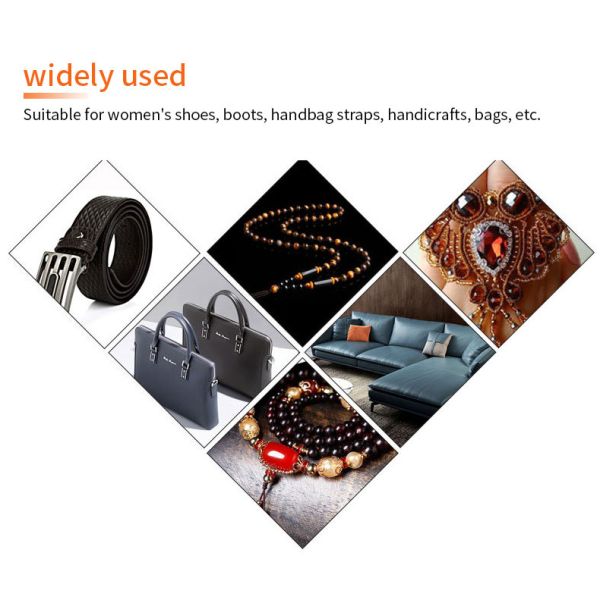 Waxed Sewing Cord 210D/16 250M Polyester Thread for Handmade Leather Crafting Supplies