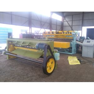 Safe Automatic Fencing Machine , Grid Welding Machine With PLC Control System