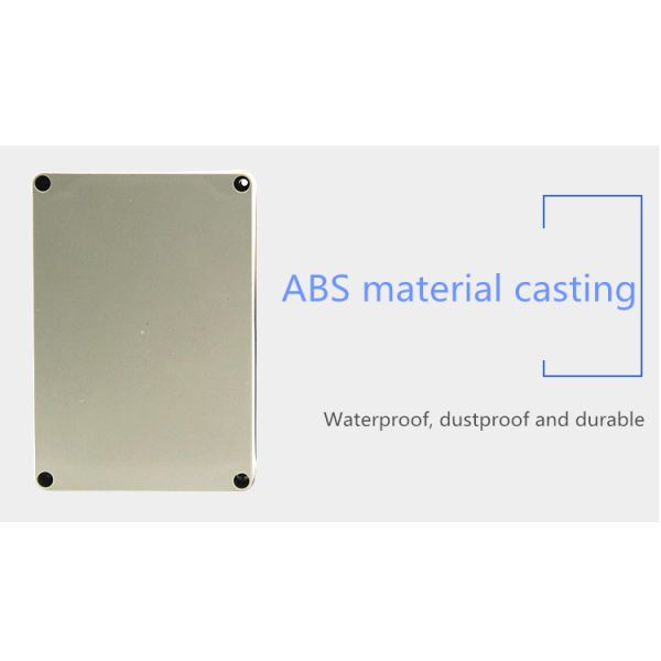 External Square Junction Box Copper Thread Reinforced Seal Ring With Clear Lid