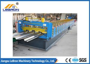 Quality 2018 new design CNC Control Floor Deck Roll Forming Machine made in China Blue color for sale