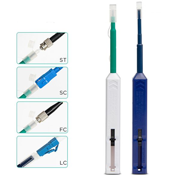 800 Times One Click SC Fiber Optic Cleaner Pen Antistatic Resin