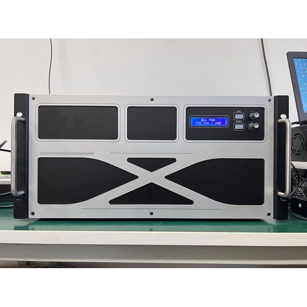 32 Channel Dante Analog Switch Audio Interface Box with 48V Phantom Power Control