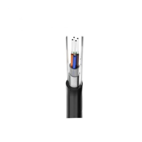 GYFXTY Glass Yarn Armored Loose Tube Fiber Optic Cable , All Dielectric Fiber Optic Cable
