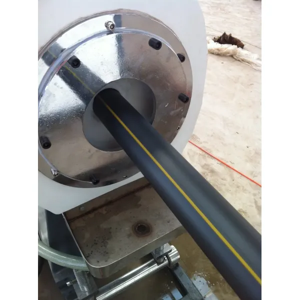 Automatic HDPE Solid Wall Pipe Extrusion Line with Computerized System and Single-screw Extruder for 20-630mm Pipe Diameter