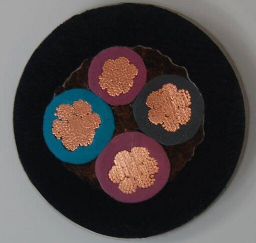 Custom MCP Mine Ruber Insulation Cable , Rubber Electrical Cable With Screen