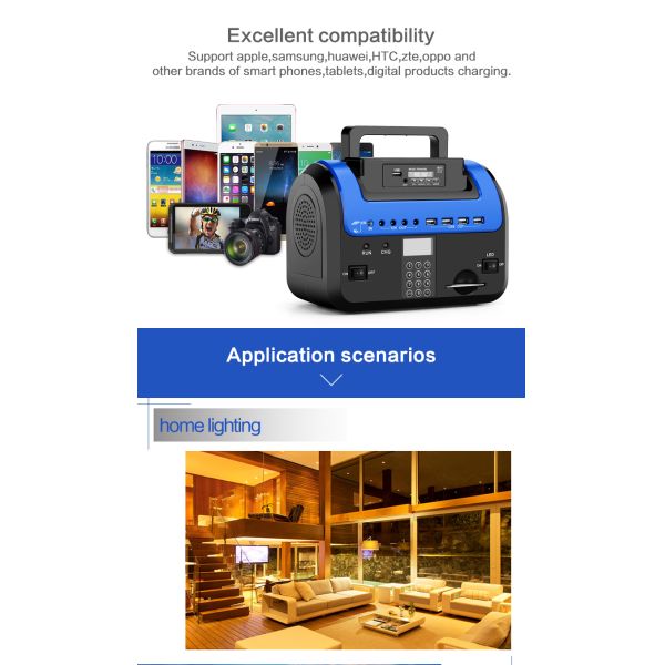 Multipurpose Solar Home System Kenya Non Electricity Solution Karaoke Function