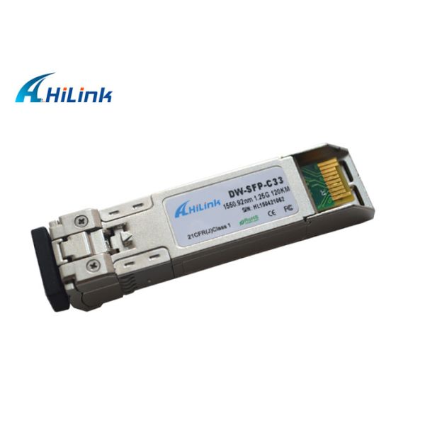 Optical Transceiver 1.25G DWDM SFP Small Form Factor Pluggable Plus 120km 1550.92nm