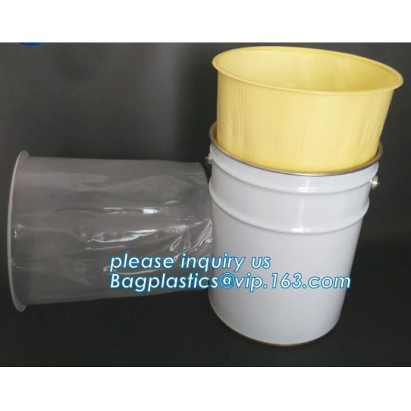 Bucket Liner Disposable Pail Liner, Drum Inserts & Liners, Plastic Protective Liner for Drums, Rigid Drum Liners | Rigid