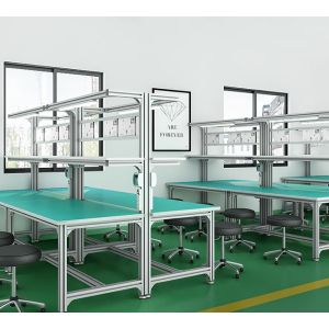Quality Vibration Proof ESD Workstation Table Stable Measurement Workstation for sale