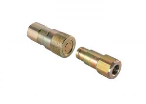 China 1'' Steel Flat Faced Hydraulic Quick Connect Couplers on sale