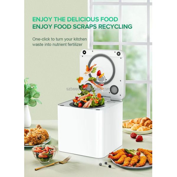 Automatic Kitchen Composter Machine Biological With Multi Layer Circular Blade