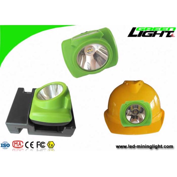 Underground Cordless Mining Lights CREE LED 13000lux OLED Screen With Low Power Warning Function
