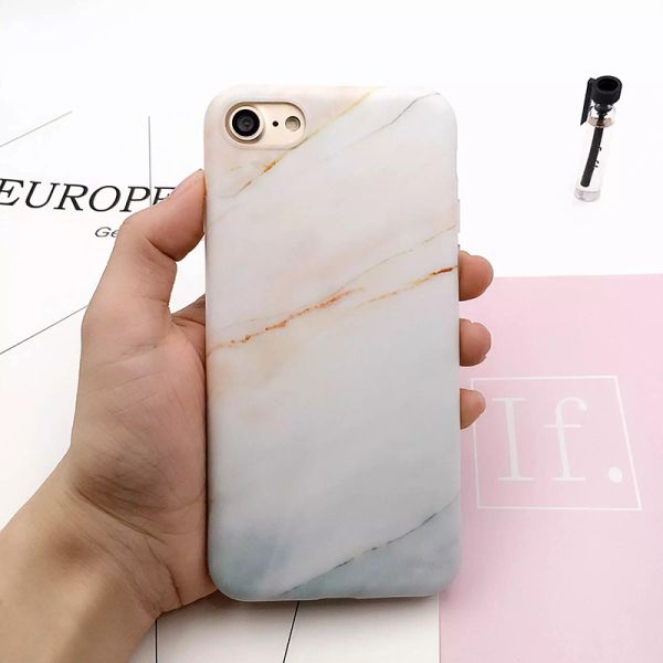 IMD Faint Coral Pattern Back Cover Cell Phone Case For iPhone 7 6 6s Plus