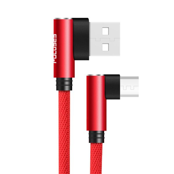 90 Degree Micro USB Data Transfer Cable For Mobile Phone