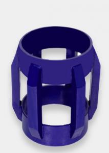 Quality API 10D One Piece Bowspring Centralizer Blue Oil Well Centralizer for sale
