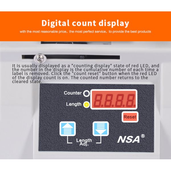 Small Automatic Label Stripping Machine, Manual Barcode Label Dispenser