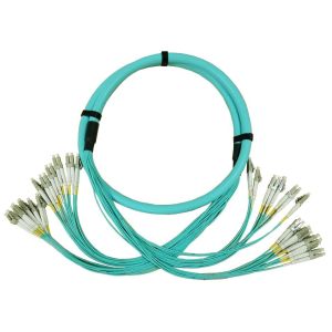 Quality LC SC OS2 G657A1 OM3 OM4 24 Fiber Breakout Cable for sale